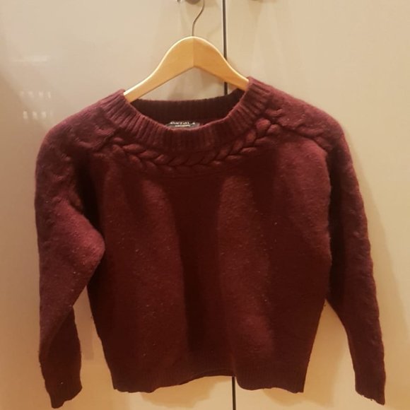 Banana Republic Burgundy Sweater For Women - Picture 1 of 4